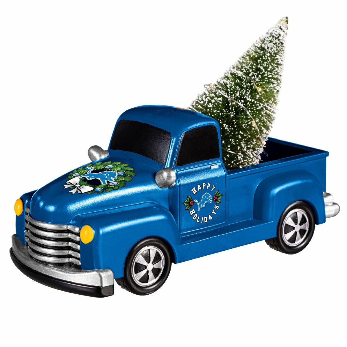 Detroit Lions Holiday Rally Truck Statue - NFL Home