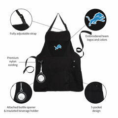 Detroit Lions Grilling Apron - NFL Home