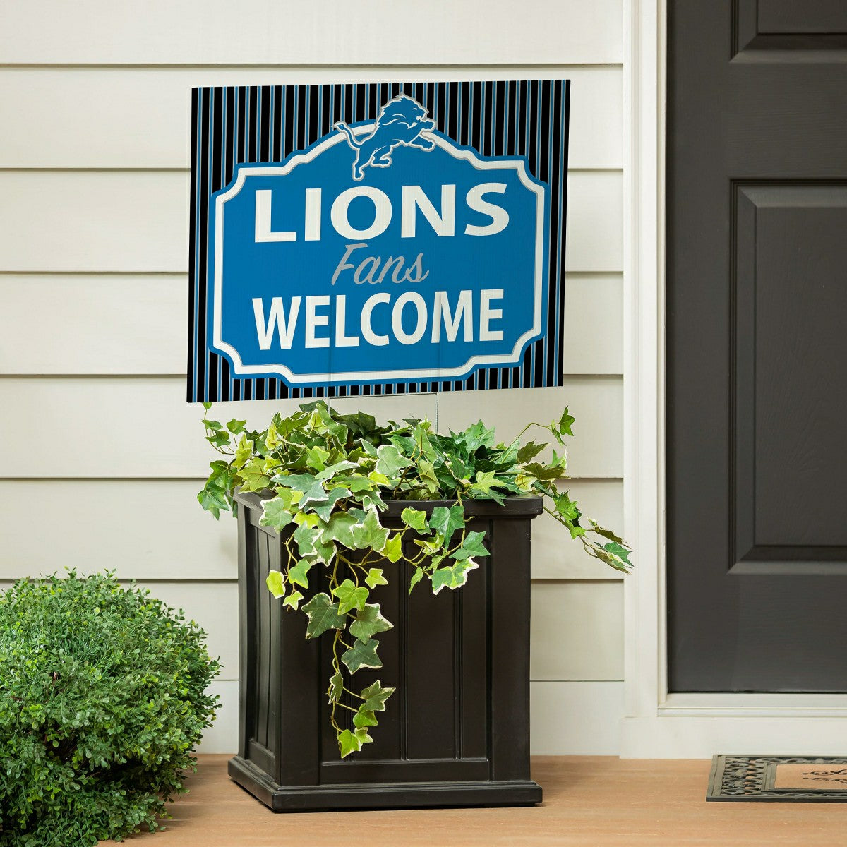 Detroit Lions Coroplast Yard Sign, "Fans Welcome" - NFL Home