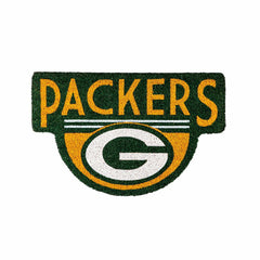 NFL Shaped Coir Door Mat, Packers - NFL