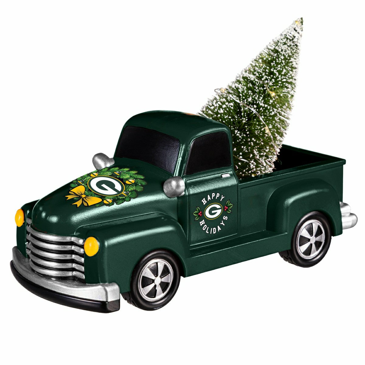 Green Bay Packers Holiday Rally Truck Statue - NFL Home
