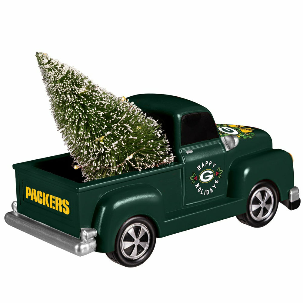 Green Bay Packers Holiday Rally Truck Statue - NFL Home