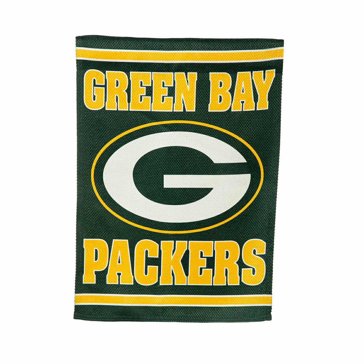 Embossed Suede Flag, House Size, Green Bay Packers - NFL Home