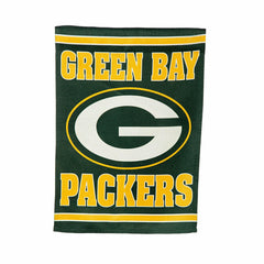 Embossed Suede Flag, House Size, Green Bay Packers - NFL Home