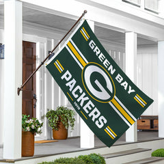 Green Bay Packers Single Sided Estate Flag with 2 Grommets, 3'x5' - NFL Home