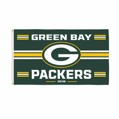 Green Bay Packers Single Sided Estate Flag with 2 Grommets, 3'x5' - NFL Home