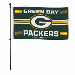 Green Bay Packers Single Sided Estate Flag with 2 Grommets, 3'x5' - NFL Home