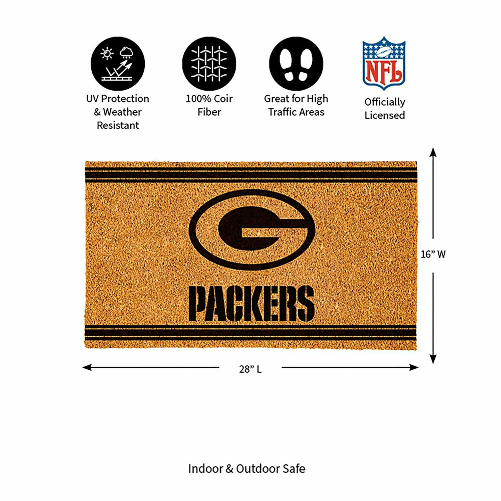 Green Bay Packers, Coir Mat 1C - NFL
