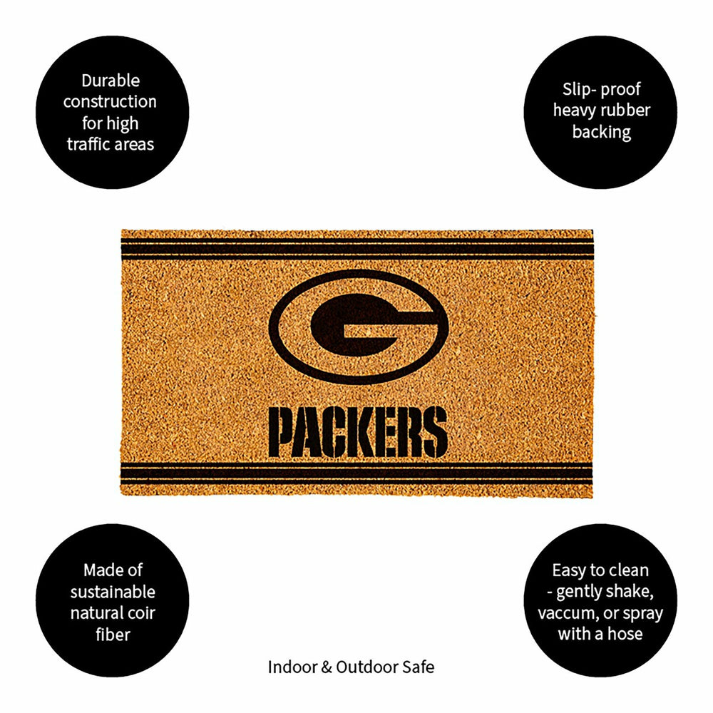 Green Bay Packers, Coir Mat 1C - NFL