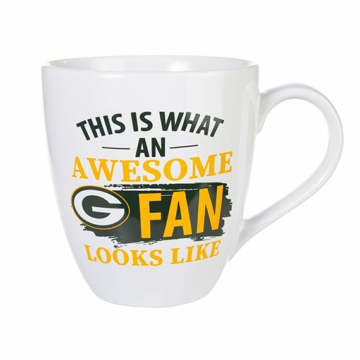 Green Bay Packers, Ceramic Cup O'Java 17oz Gift Set - NFL Home