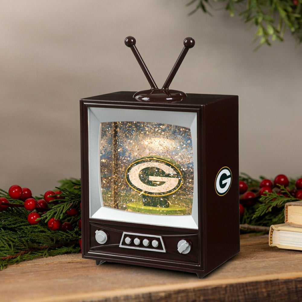 Green Bay Packers Vintage TV Water Lantern - NFL Home