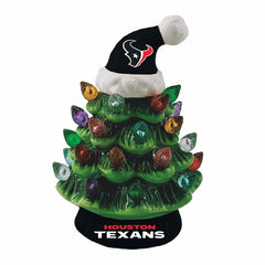 8" LED Ceramic Christmas Tree, Houston Texans - NFL Home