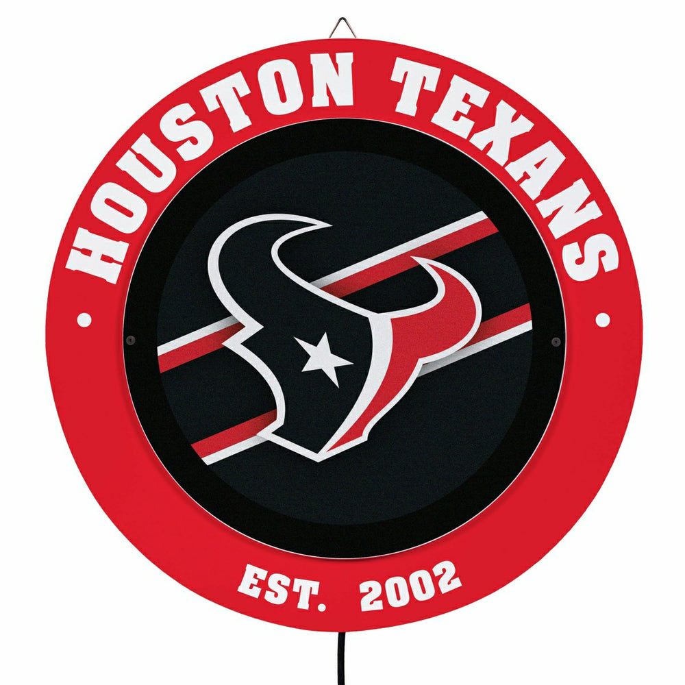 Houston Texans, Metal Lite, Round - NFL