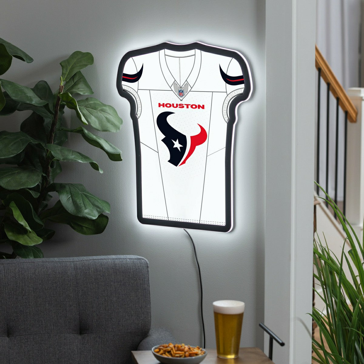 Houston Texans NFL Football Jersey Edgelite LED Decor - NFL