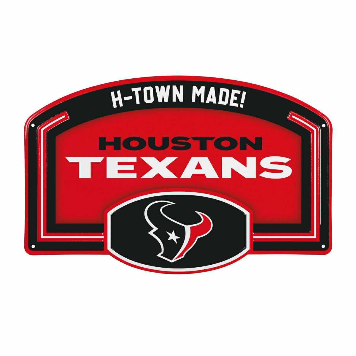 Houston Texans USA Embossed Steel Wall Sign, 11" x 17" - NFL Home