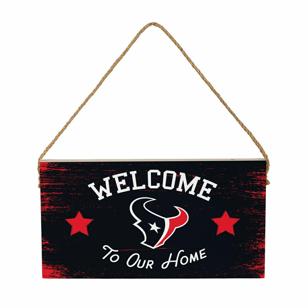 Houston Texans Wood Wall Sign, 6x11 - NFL Home