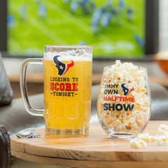 Houston Texans, Stemless 17OZ Wine & Beer 16 OZ Gift Set - NFL