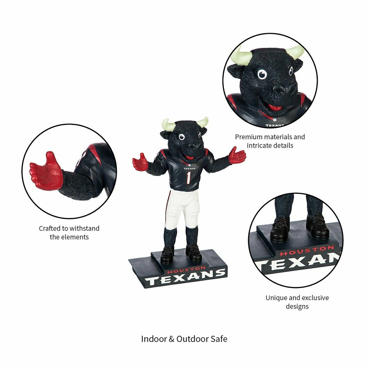 Houston Texans Mascot Statue   MyEvergreen - NFL Home