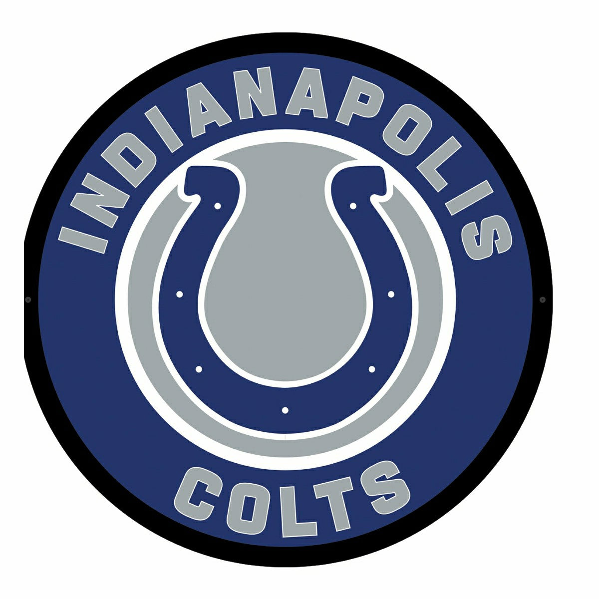LED Wall Decor, Round, Indianapolis Colts - NFL Home