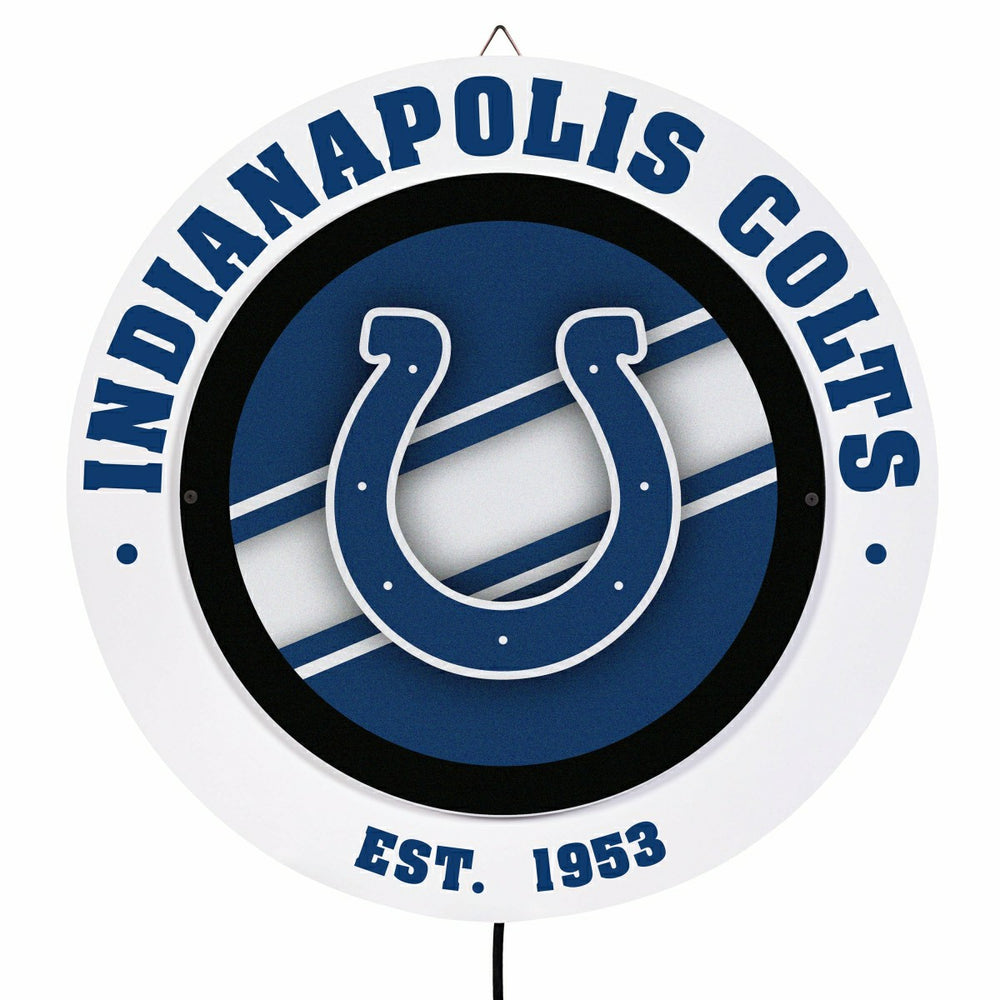 Indianapolis Colts, Metal Lite, Round - NFL