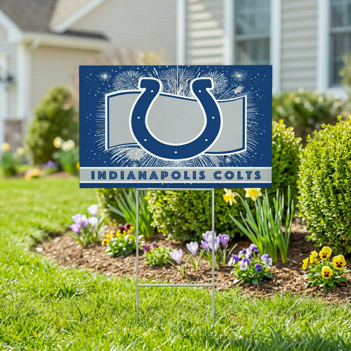 Indianapolis Colts Yard Sign, Patriotic - NFL Home