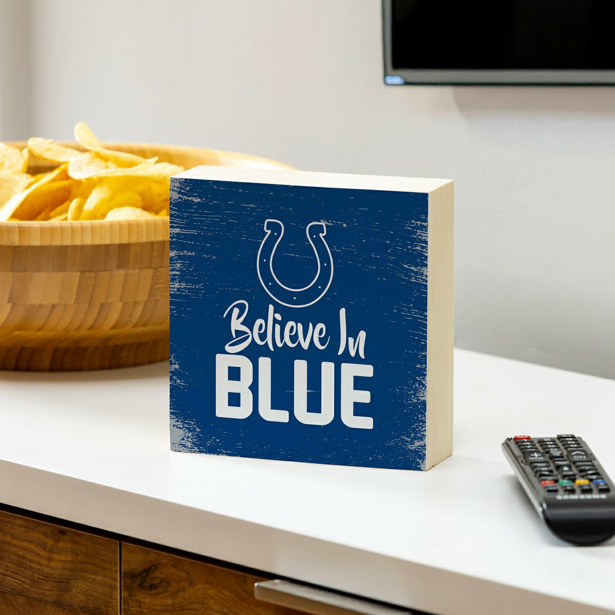 Indianapolis Colts Plock, Down Home Fans, 6x6 - NFL Home