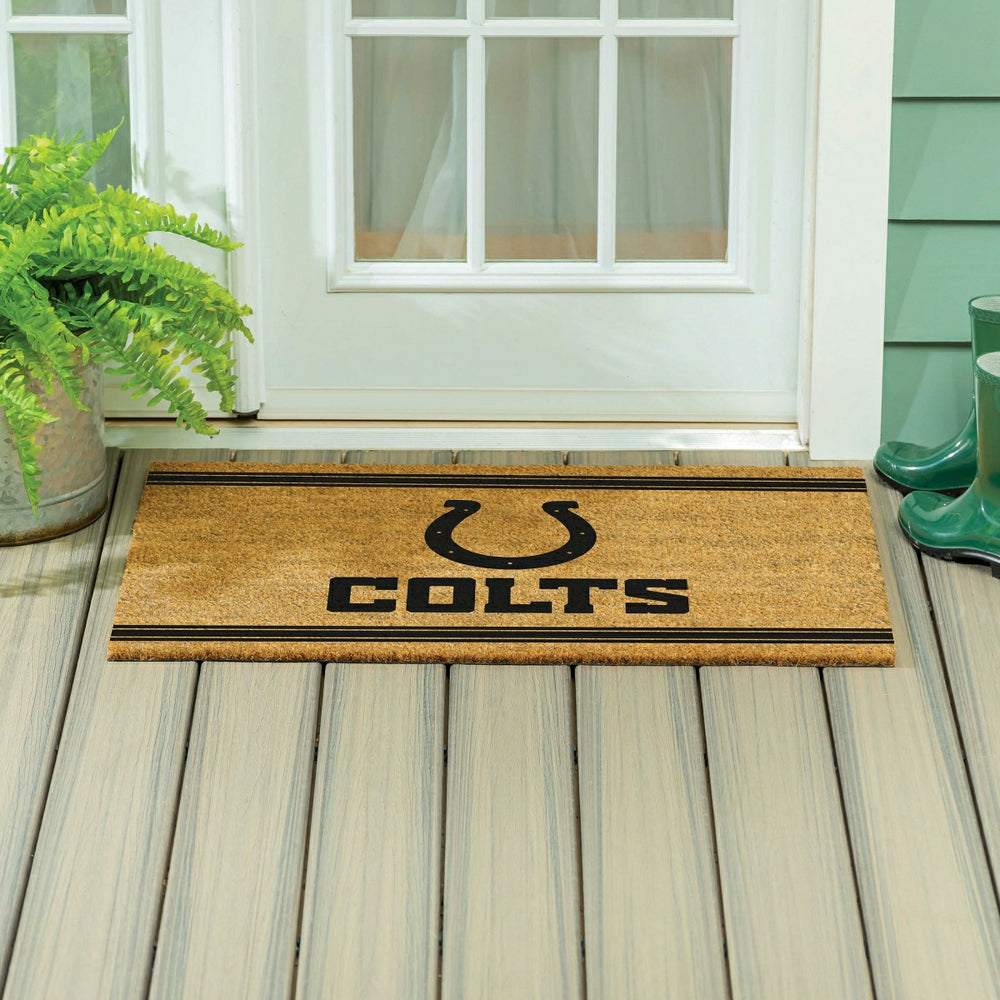 Indianapolis Colts Large One Color Coir Mat, 36"x24" - NFL