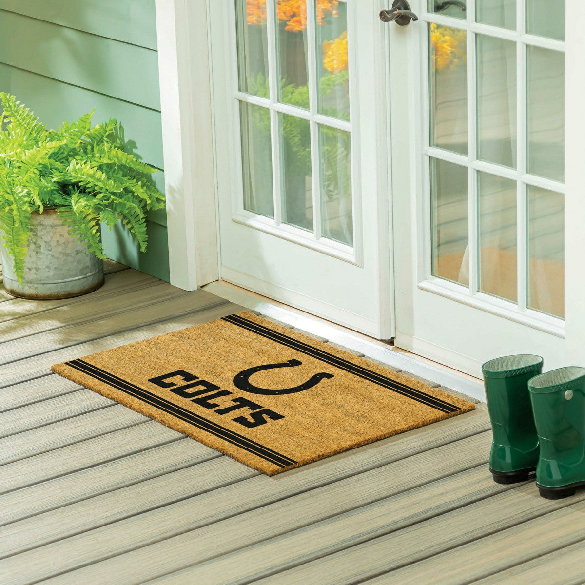 Indianapolis Colts Large One Color Coir Mat, 36"x24" - NFL