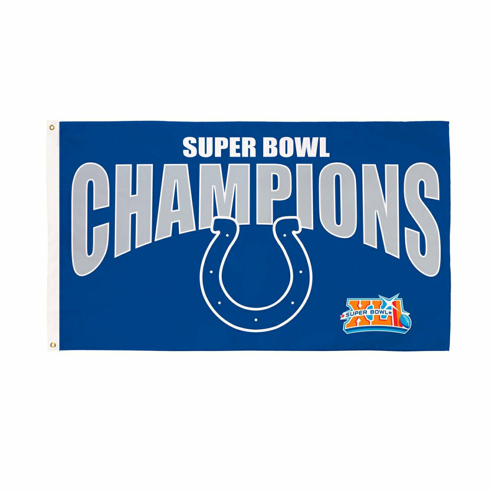 Indianapolis Colts Superbowl XLI Champions Football 3x5 Flag - NFL Home