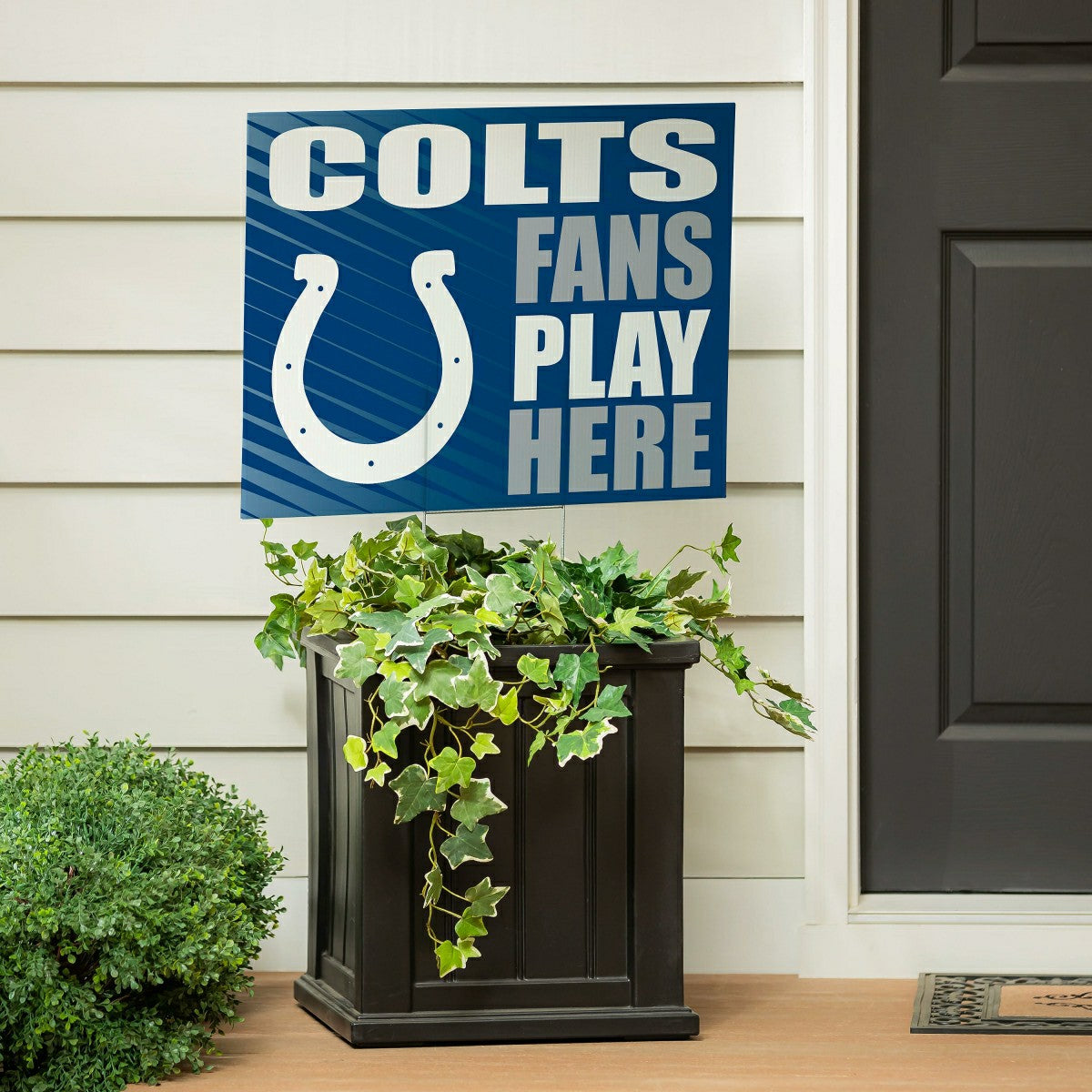 Indianapolis Colts Coroplast Yard Sign "Fans Play Here" - NFL Home
