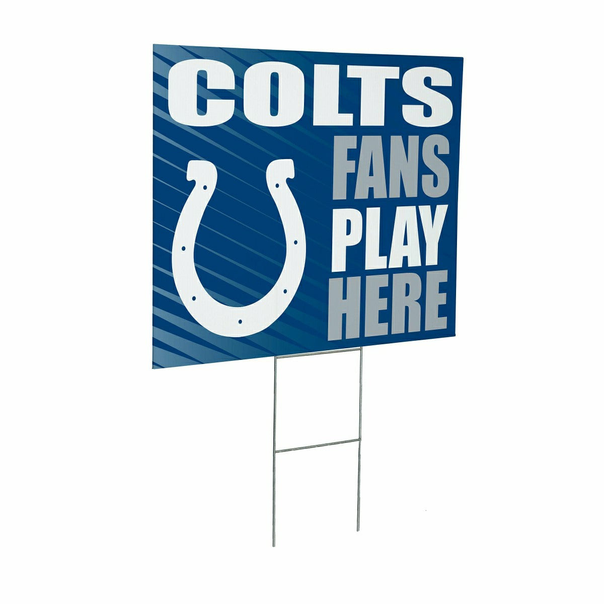 Indianapolis Colts Coroplast Yard Sign "Fans Play Here" - NFL Home