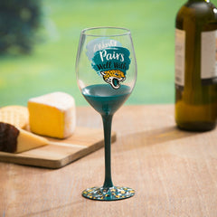 Jacksonville Jaguars, 17oz Boxed Stemware - NFL Home