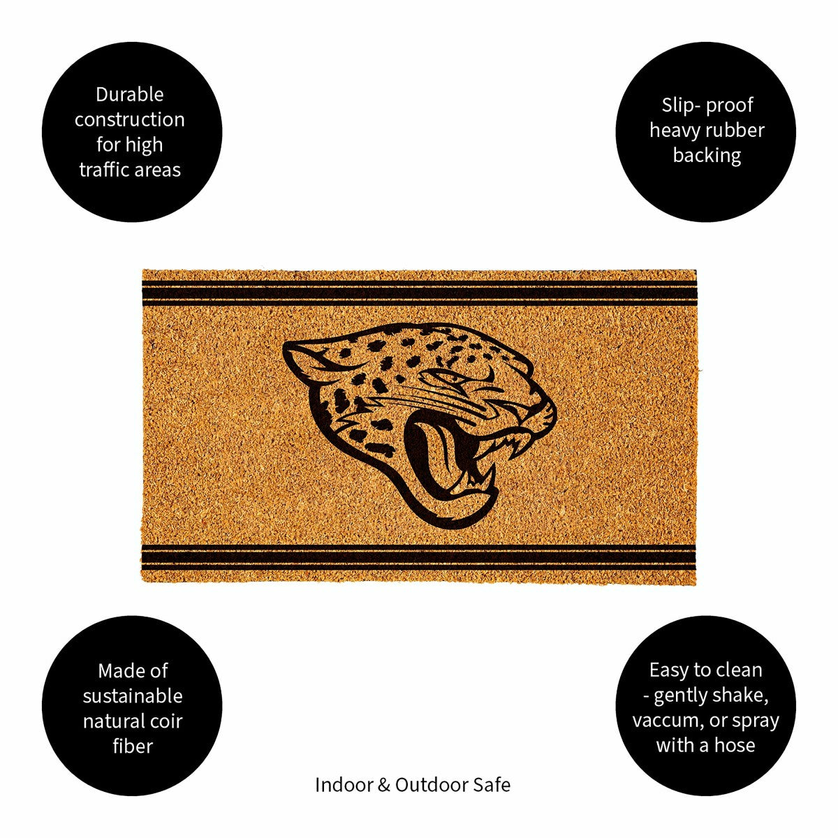 Jacksonville Jaguars, Coir Mat 1C - NFL