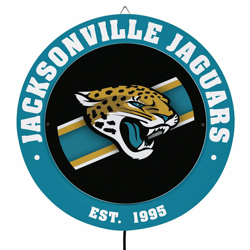 Jacksonville Jaguars, Metal Lite, Round - NFL
