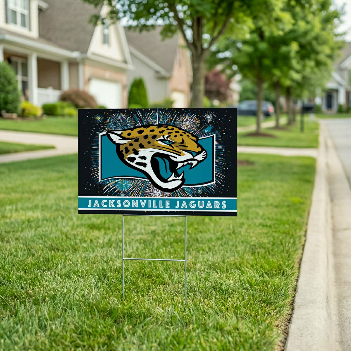 Jacksonville Jaguars Yard Sign, Patriotic - NFL Home
