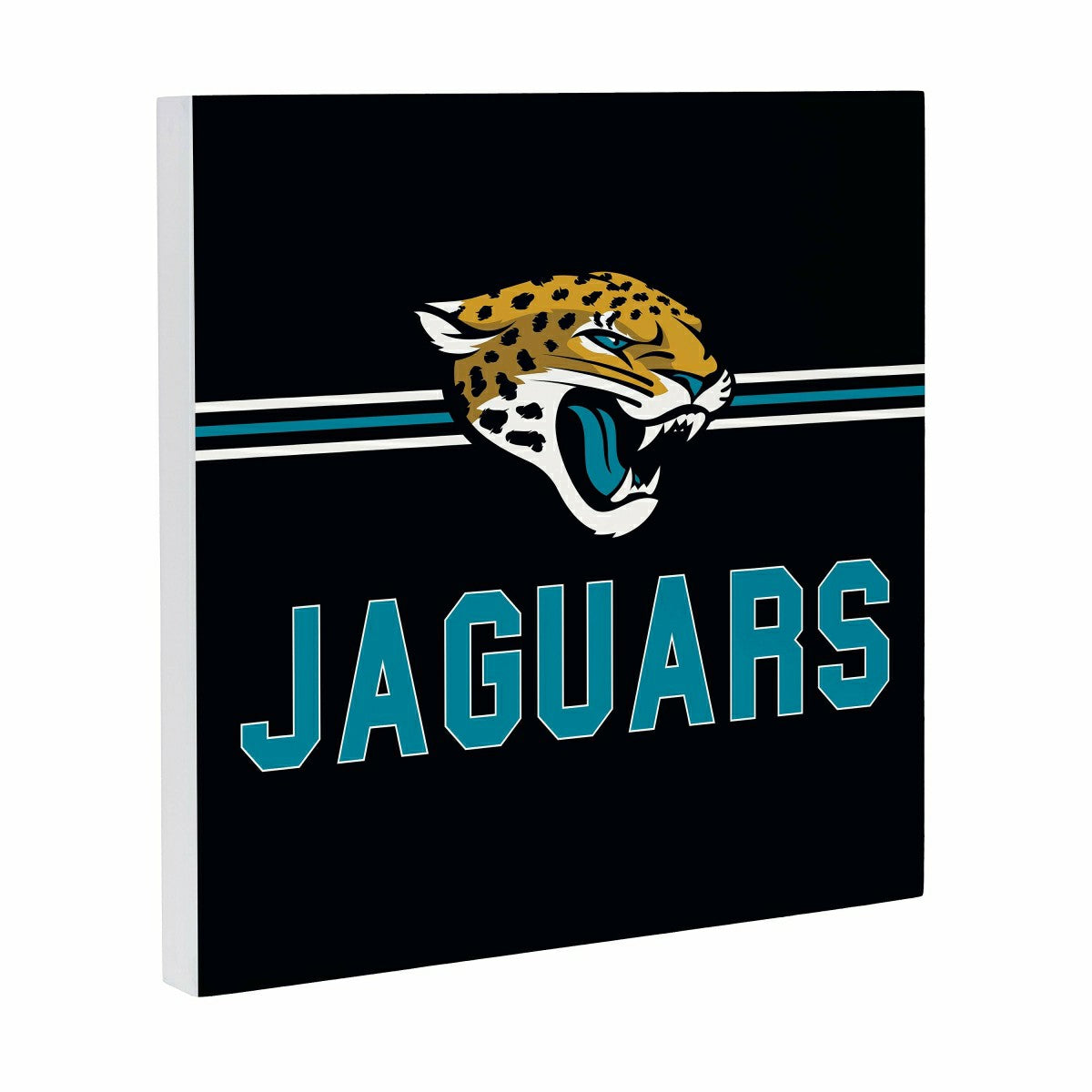 Jacksonville Jaguars Wood Wall Sign, 12x12 - NFL Home