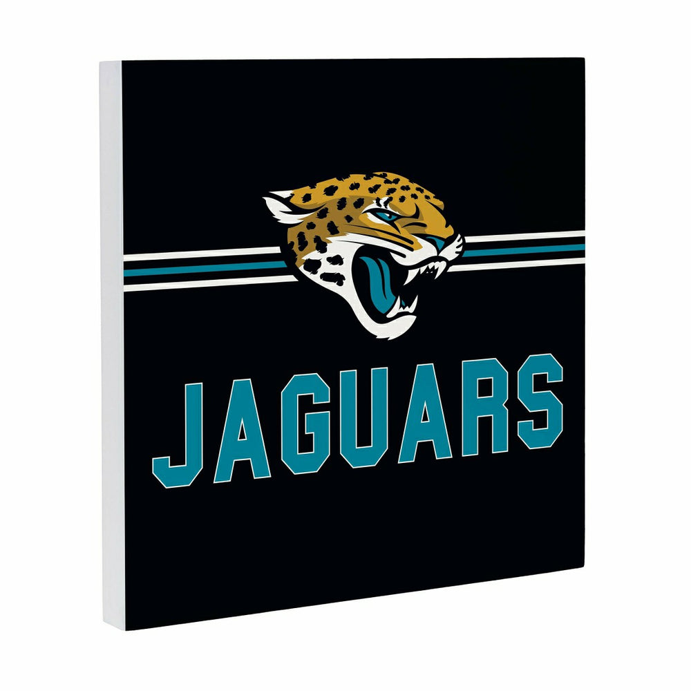 Jacksonville Jaguars Wood Wall Sign, 12x12 - NFL Home
