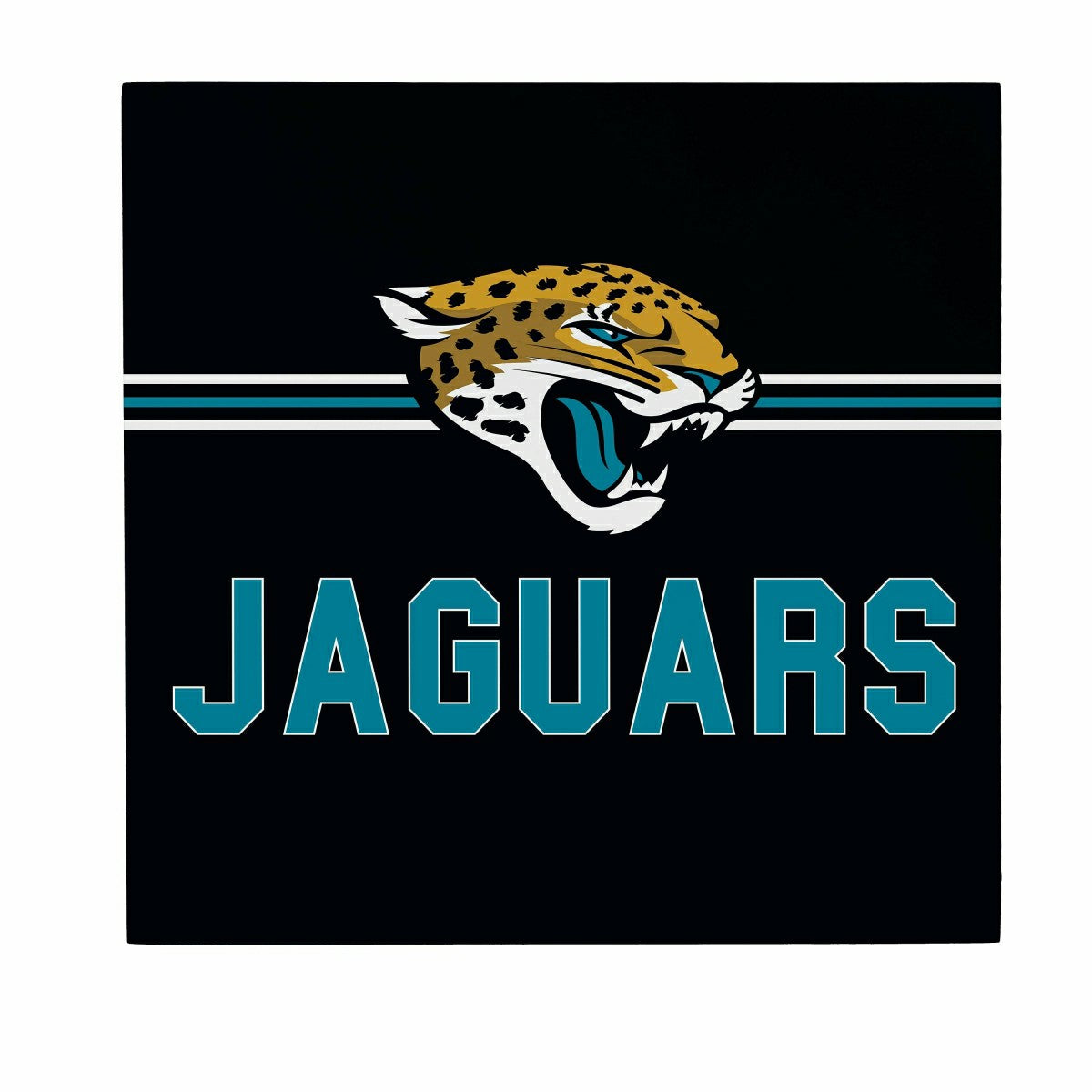 Jacksonville Jaguars Wood Wall Sign, 12x12 - NFL Home