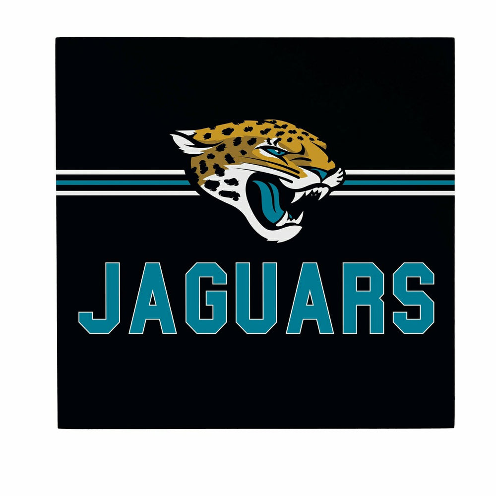 Jacksonville Jaguars Wood Wall Sign, 12x12 - NFL Home