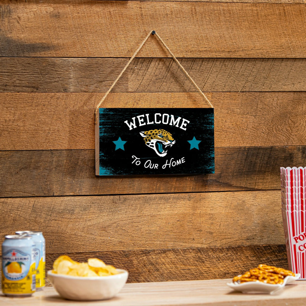 Jacksonville Jaguars Wood Wall Sign, 6x11 - NFL Home