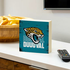 Jacksonville Jaguars Plock, Down Home Fans, 6x6 - NFL Home