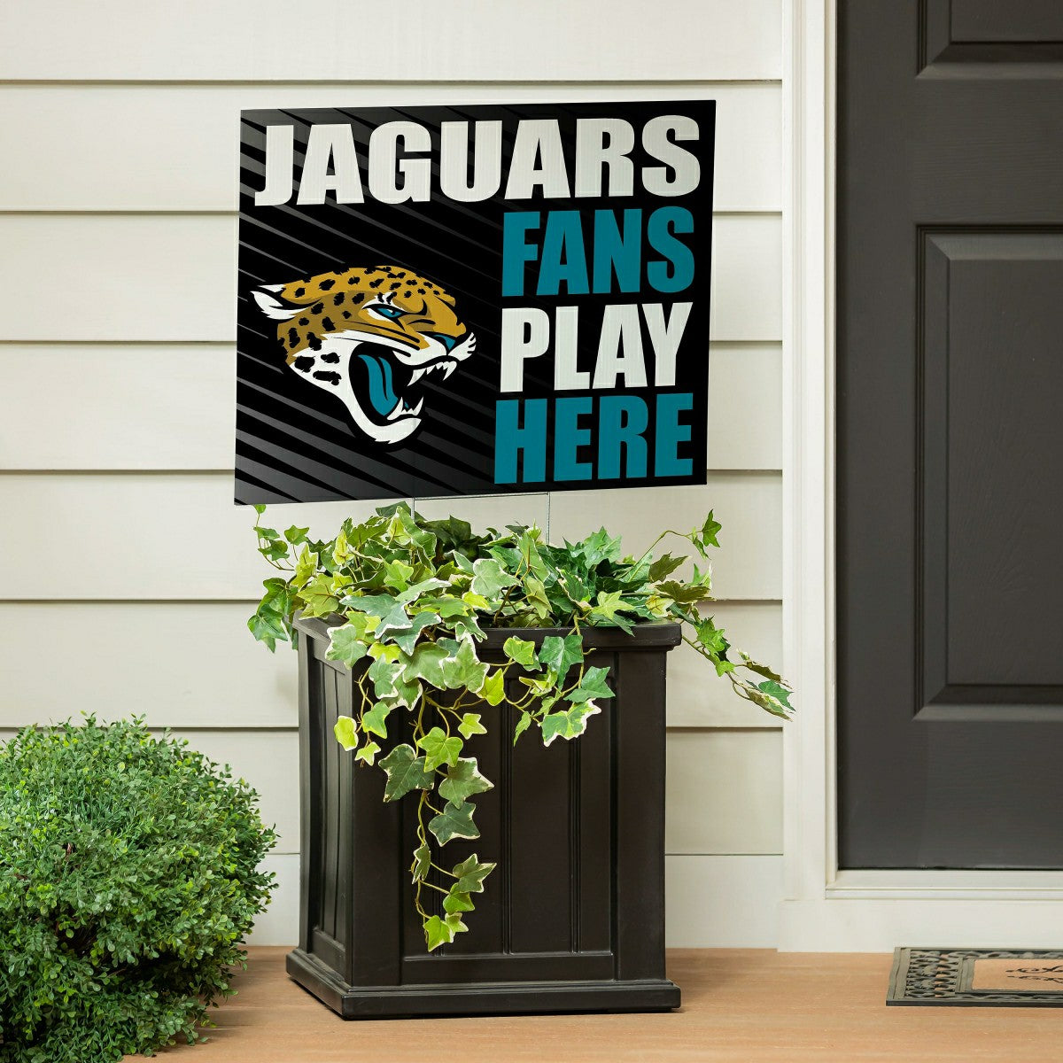 Jacksonville Jaguars Coroplast Yard Sign "Fans Play Here" - NFL Home