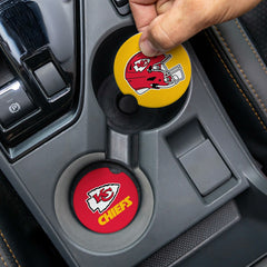 Kansas City Chiefs Car Coaster Set, 2pc - NFL