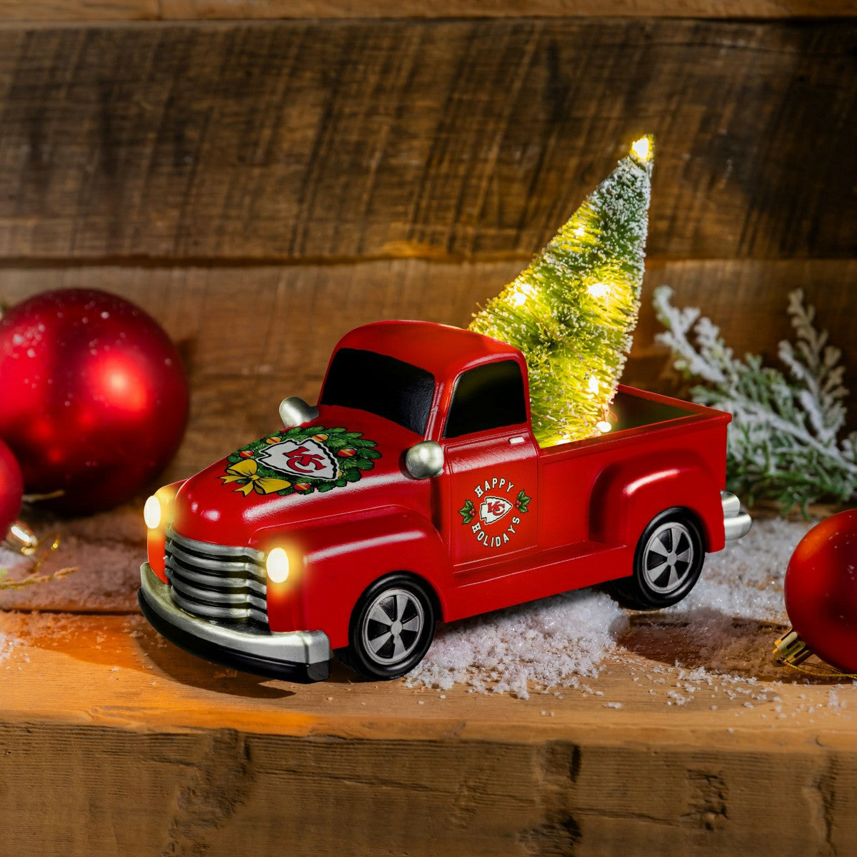 Kansas City Chiefs Holiday Rally Truck Statue - NFL Home