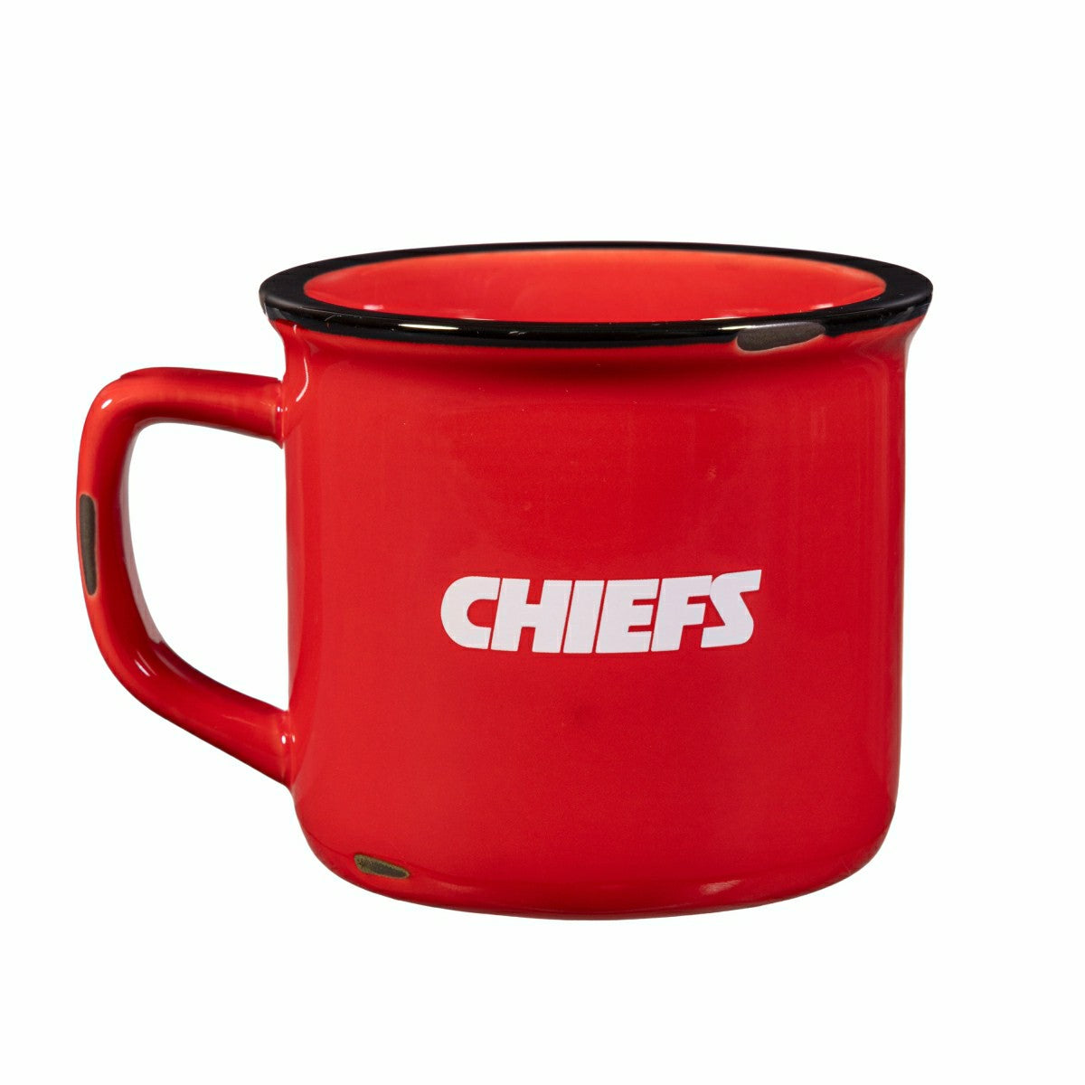 Kansas City Chiefs Ceramic Camp Cup with Enamel Finish, 14oz - NFL