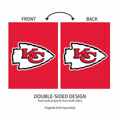 Kansas City Chiefs Applique Garden Flag - NFL Home
