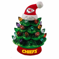 4" Mini LED Tabletop Christmas Tree, Set of 2, Kansas City Chiefs - NFL Home