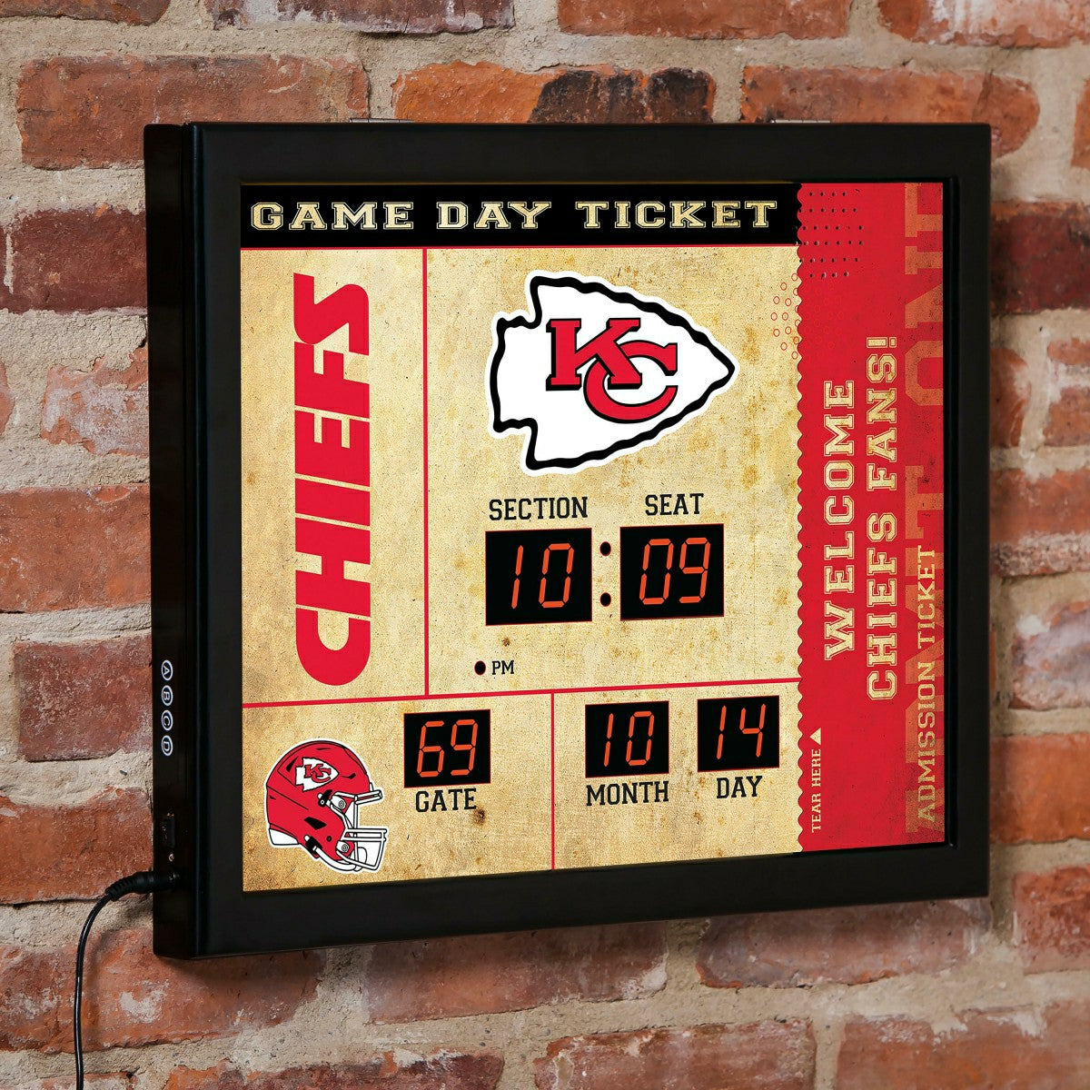 Scoreboard Wall Clock, Kansas City Chiefs - NFL Home