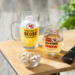 Kansas City Chiefs, Stemless 17OZ Wine & Beer 16 OZ Gift Set - NFL