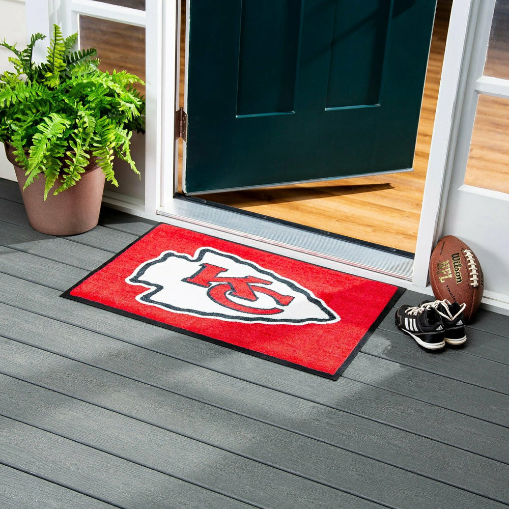 2'x3' USA Made Indoor/Outdoor Entryway Mat, Kansas City Chiefs - NFL